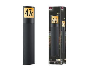 Paulmann 94515 Luminaria exterior LED Smart Home Zigbee baliza Padea IP44 10W sensor crepuscular/movimiento Tunable Warm exterior 2200-3000K