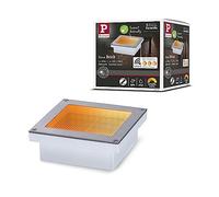 Paulmann 94595 Luminaria exterior LED Smart Home Zigbee, empotr.en el suelo, Brick, respeta los insectos IP67 Tunable Warm incl. 1x1W 2200-3000K