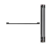 Paulmann 94613 ULine - Barra de luz LED de 1025 lm, 18,5 W, 650 x 29 mm, 3000 K, color negro