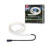 Paulmann 94679 Luminaria exterior LED Plug & Shine strip Smooth IP67 2m incl. 1x11W regulable, blanco, plástico 3000 K
