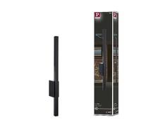 Paulmann 94743 Luminaria exterior LED aplique Stan resistente al agua de mar IP44 600mm 3000K 9W 220lm 230V antracita, aluminio, blanco cálido