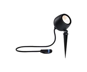 Paulmann 94775 Reflector de jardín LED Plug & Shine Kikolo IP65 7,2W 460lm regulable 261mm antracita plástico/aluminio 3000K luminaria exterior