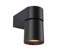Paulmann 94821 Aplique de exterior LED Kimu, respetuoso con los insectos, IP44 80mm 2200K 7,8W 500lm 230V 70° antracita, aluminio, luminaria exterior