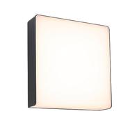 Paulmann 94840 Aplique exterior LED Azalena, detector de mov. con sensor alta frecuencia, IP44 250x97mm 3000K 8,5W 700lm 230V antracita, lum. exterior