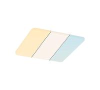 Paulmann 95380 Panel LED empotrable Veluna VariFit IP44, blanco cálido, White Switch, 215x215mm, cuad., incl. 1x14W, transparente, plástico, 3000K