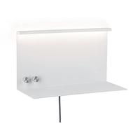 Paulmann 96772 Aplique LED Jarina USB C 4,5 / 1x1,6W 540lm / 200lm regulable 350x170mm blanco mate metal 3000K