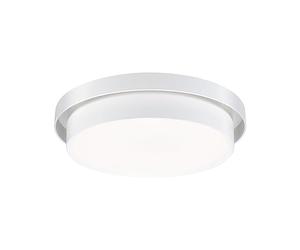 Paulmann 96779 Plafón LED 3StepDim Malik, 2700K, 850lm, 230V, 13,5W, regulable, blanco, luminaria de pared y techo