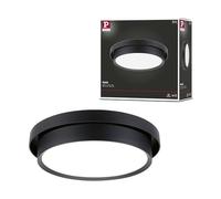 Paulmann 96780 Plafón LED 3StepDim Malik, 2700K, 850lm, 230V, 13,5W, regulable, negro mate, luminaria de pared y techo