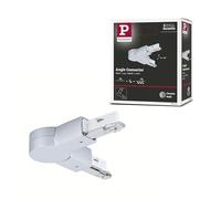 Paulmann 96964 - Conector de junta URail 159 x 36 mm máx. 1000 W, sistema de riel cromado mate