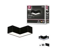 Paulmann 98171 Linion - Canal luminoso, 90 °, 2000 lm/m, 3000 K, color negro