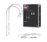 Paulmann 99908 Luminarias para espejo Galeria LED, lámparas para espejo II, lámparas de baño, cromo, iluminación para espejo incl. fuente de luz 2x4 W GU5,3