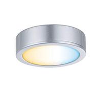 Paulmann 99953 Luminaria para muebles LED Clever Connect Spot Disc Tunable White 12 V red. incl. 1x2,1 W regulable, cromo mate, plástico 2700-6500 K