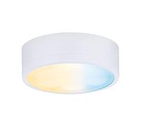 Paulmann 99954 Luminaria para muebles LED Clever Connect Spot Medal Tunable White 12 V red. incl. 1x2,3 W regulable, blanco mate, plástico 2700-6500 K