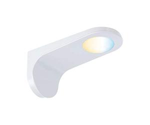 Paulmann 99957 Luminaria para muebles LED Clever Connect Spot Neda, Tunable White 12 V, incl. 1x2,1 W, regulable, blanco mate, plástico, 2700-6500 K