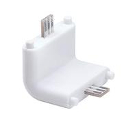 Paulmann 99967 Luminaria para muebles Clever Connect, conector de pared Border 12 V, lámpara de armario, blanco mate, luz para armario, plástico, lámpara de cocina