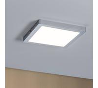 Paulmann Atria plafón 2.700 K 22x22cm cromo mate