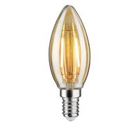 Paulmann bombilla vela LED E14 2W 1.900K oro DC 24V EC:EPREL:515772