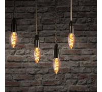 Paulmann bombilla vela LED E14 4W 1.800K oro