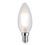 Paulmann 28613 lámpara LED filamento vela 5 vatios clásico bombilla regulable mate 2700 K blanco cálido E14