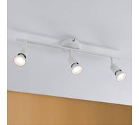 Paulmann Carolina foco de techo, blanco 3 luces