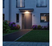 Paulmann Circula, lámpara de techo LED con detector de movimiento, antracita - zigbee