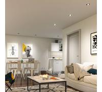 Paulmann Coin Base Foco empotrable LED negro 3 RGBW ZigBee