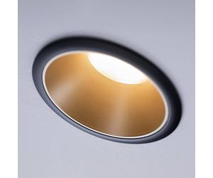 Paulmann Cole spotlight LED, dorado-negro