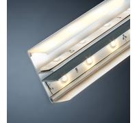 Paulmann Difusor de perfil dúo para tiras LED, 2m