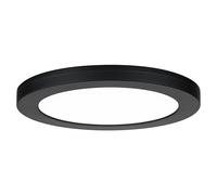 Paulmann Downlight empotrable LED redondo Cover-it (19 W, Ø x Al: 22,5 x 1,9 cm, Blanco neutro, Negro)