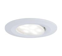 Paulmann Downlight LED empotrable Calla (Blanco neutro, 1 ud., IP65, Diámetro: 90 mm, Blanco)