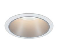 Paulmann Downlight LED empotrable Cole (6,5 W, Blanco/Plateado, Blanco cálido, 1 ud.)