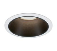 Paulmann Downlight LED empotrable Cole (6,5 W, Negro, Blanco, Blanco cálido, 1 ud.)