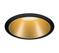 Paulmann Downlight LED empotrable Cole (6,5 W, Negro/Dorado, Blanco cálido, 1 ud.)