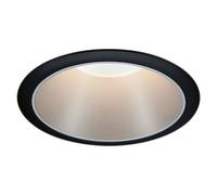 Paulmann Downlight LED empotrable Cole (6,5 W, Negro/Plata, Blanco cálido, 1 ud.)