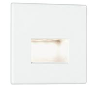 Paulmann Downlight LED empotrable Edge (An x Al: 80 x 80 mm, Blanco cálido, Blanco)