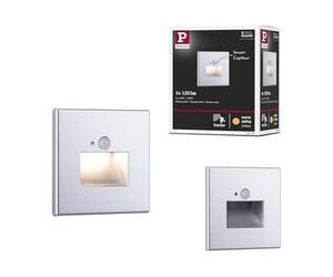 Paulmann Edge empotrado especial pared cuadrada LED 1x1,2W 230V Detector de proximidad Cromo mate 93134