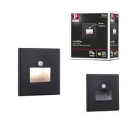 Paulmann Edge empotrados especial pared cuadrada LED 1x1,2W 230V Detector de proximidad Negro 93135