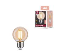 Paulmann Edition Vintage Globe 7 W E27 2700 K dorado | 780 lm, agradable luz blanca cálida, tecnología LED de bajo consumo, respetuosa con la vista