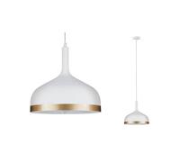 Paulmann Neordic lámpara colgante 1x20 W blanco-oro 79628