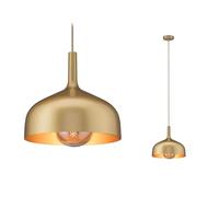 Paulmann Embla II 77066 - Lámpara colgante E27, metal dorado