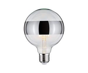 Paulmann Espejo circular Edition Modern Classic Globe, E27, 6,5 W, 2700 K | Luz cálida al estilo de los filamentos de carbón, regulable, tecnología LED eficiente, temperatura de color 2700 K