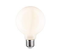 Paulmann Filament 230 V LED Globe G95 E27 9 W 2700 K opal regulable | Iluminación ambiental envolvente, temperatura de color 2700 K, regulable con reguladores compatibles, forma clásica de globo
