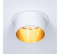 PLM 93380 - Luminaria empotrable Gil, 1 x 6 W, 470 lm, 2700 K, blanco mate/d