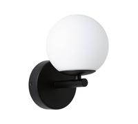 Paulmann 71074 Aplique LED Selection Bathroom Gove IP44 3000K 400lm 230V 5W, negro mate, satinado luminaria de baño