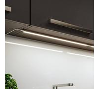 Paulmann Lámpara bajo mueble Inline, juego de inicio de 2 unidades, cromado, 35