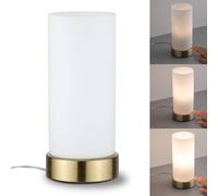 Paulmann lámpara de mesa Pinja latón/opalino