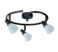 Paulmann Lámpara De Techo Classico Spotlights Hierro Óxido 3 x 42W G9 Halógena