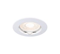 Paulmann Lámpara empotr. Premium Secure, bajo volt., blanco