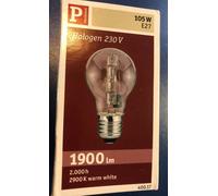 Paulmann Lámpara Halógena 105W E27 230V Regulable 1900 Lúmenes 180°