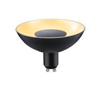 Paulmann LED con reflector GU10, 4,9 W, 1900 K, regulable en 3 niveles, negro/dorado